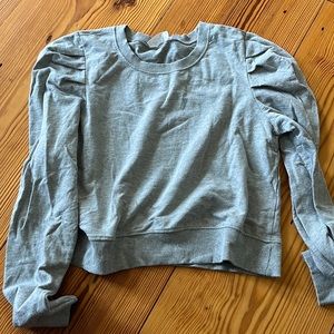 Grey medium retro style sweatshirt